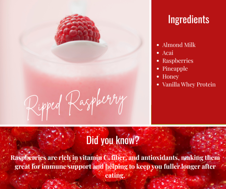 Club Cafe/Smoothie of the Month